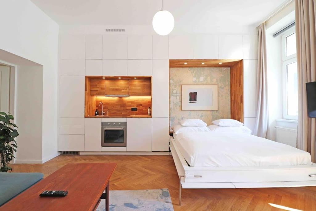 Smart Apt Mit Balkon Am Augarten Park Naehe Zentrum Vienna Esterno foto